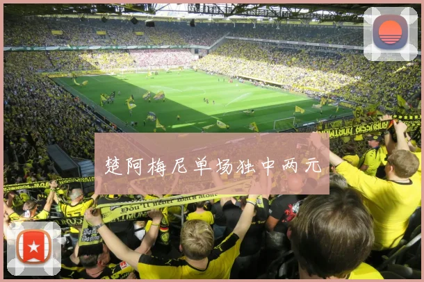 楚阿梅尼单场独中两元
